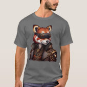 VR Steampunk Red Panda T-shirt (Voorkant)
