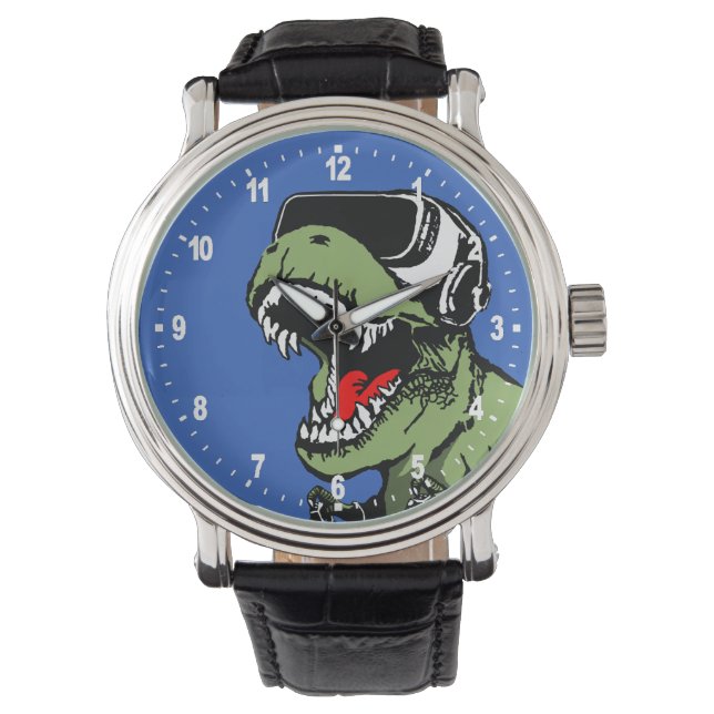 VR T-rex Horloge (Voorkant)