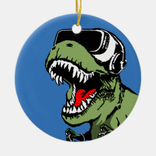 VR T-rex Keramisch Ornament