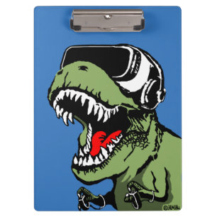 VR T-rex Klembord