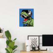 VR T-rex Poster (Thuiskantoor)