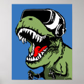 VR T-rex Poster (Voorkant)