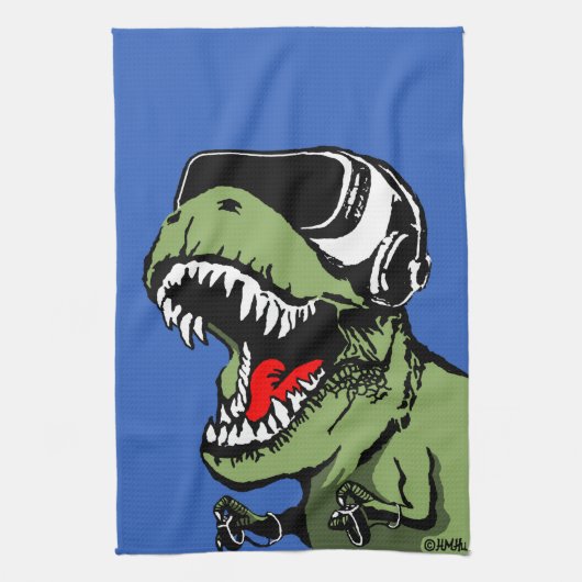 VR T-rex Theedoek (Verticaal)