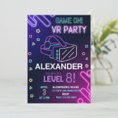 VR Uitnodiging voor verjaardag Virtual Reality (Staand voorkant)