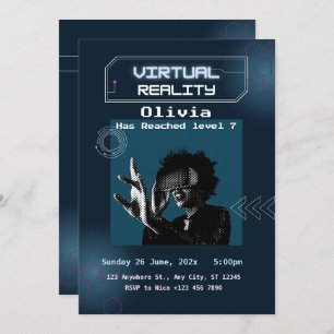 VR Virtual Reality Birthday Party nodigt uit Kaart