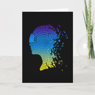 VR Virtual Reality Headset Design Kaart