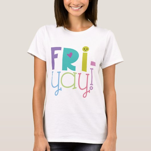 Vr-yay! T-shirt van de leerkracht (Voorkant)