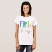 Vr-yay! T-shirt van de leerkracht (Voorkant volledig)