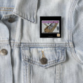 Vraag 1-800-LOLCATS Vierkante Button 5,1 Cm (In situ)