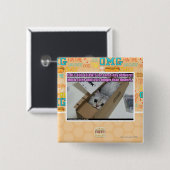 Vraag 1-800-LOLCATS Vierkante Button 5,1 Cm (Voorkant /achterkant)