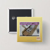 Vraag 1-800-LOLCATS Vierkante Button 5,1 Cm (Voorkant /achterkant)