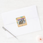 Vraag 1-800-LOLCATS Vierkante Sticker (Envelop)