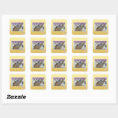 Vraag 1-800-LOLCATS Vierkante Sticker (Vel)