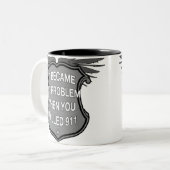 Vraag 911 KoffieMok Tweekleurige Koffiemok (Voorkant links)