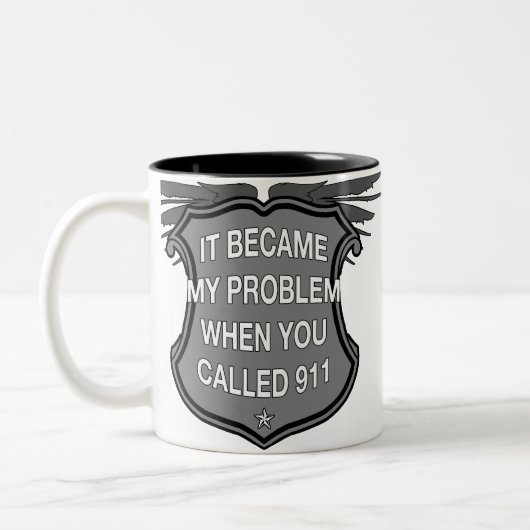 Vraag 911 KoffieMok Tweekleurige Koffiemok (Links)