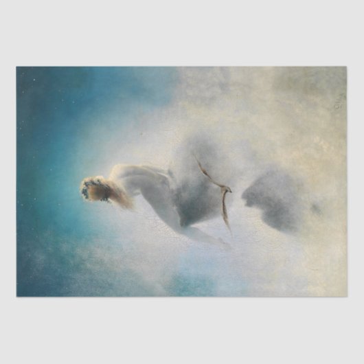 Vraag aan de sterren (1901) van Karl Wilhelm Tissuepapier (Voorkant)