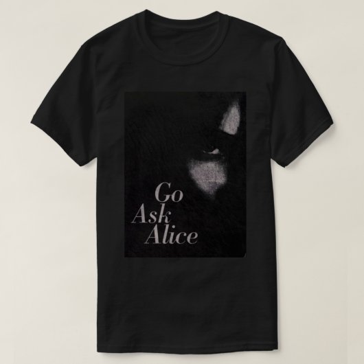vraag alice , vraag alice naar shirt , vraag alice (Design voorkant)