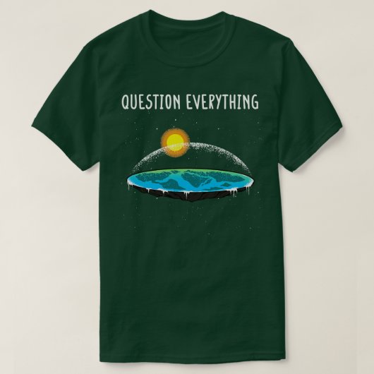 Vraag alles 6 t-shirt (Design voorkant)
