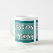 Vraag alles koffiemok (Voorkant links)