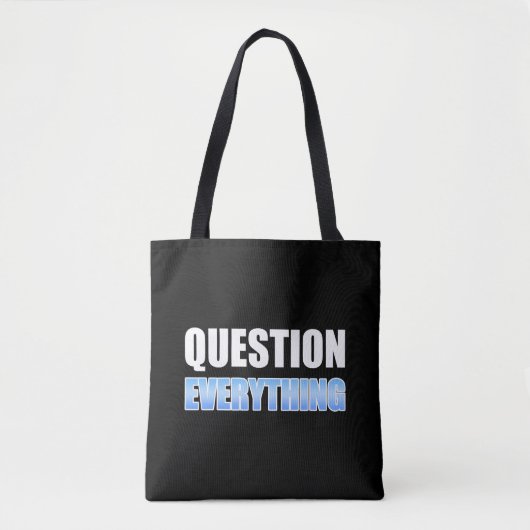 Vraag alles tote bag (Voorkant)