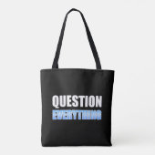 Vraag alles tote bag (Achterkant)