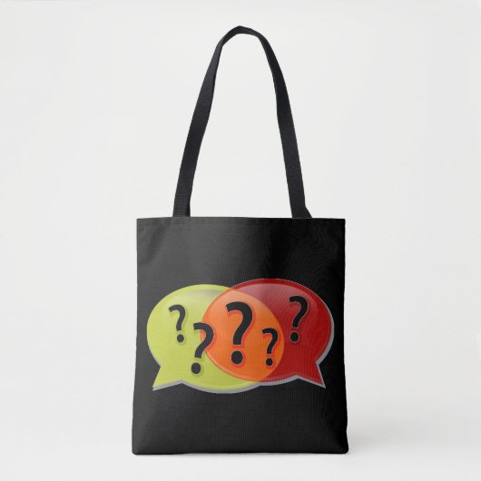 Vraag alles tote bag (Voorkant)