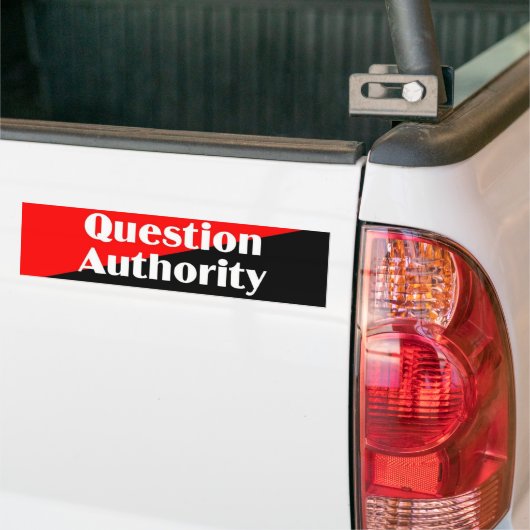 Vraag Autoriteit 2 sticker (Op Truck)