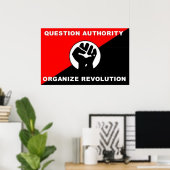 Vraag Autoriteit Revolutie-poster organiseren Poster (Thuiskantoor)