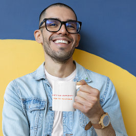 Vraag Autoriteit Stel me iets grappigs Humor tea Tweekleurige Koffiemok