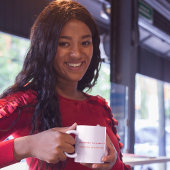 Vraag Autoriteit Stel me iets grappigs Humor tea Tweekleurige Koffiemok