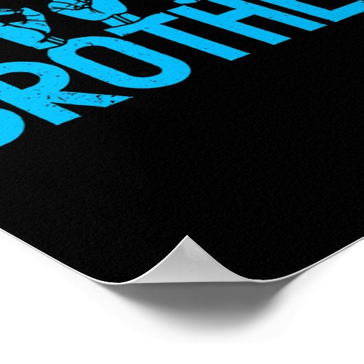 Vraag broeder Amerikaanse gebarentaal doof bewustz Poster (Hoek)