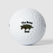 Vraag de Baas Pap Alligator Snapping Turtle Golfballen (Voorkant)