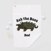 Vraag de Baas Pap Alligator Snapping Turtle Golfhanddoek (Insitu)