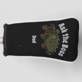 Vraag de baas vader alligator knapping schildpad g golfheadcover (Voorkant)