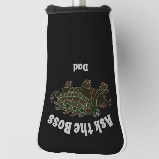 Vraag de baas vader alligator knapping schildpad g golfheadcover (Draai 90)