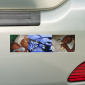 VRAAG DE NURSE BUMPERSTICKER (Op auto)