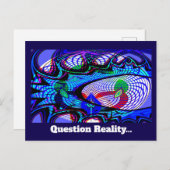 Vraag de werkelijkheid (je kunt de woorden verande briefkaart (Voorkant / Achterkant)