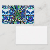 VRAAG DE WERKELIJKHEID (U kunt de woorden verander Visitekaartje (Voorkant / Achterkant)