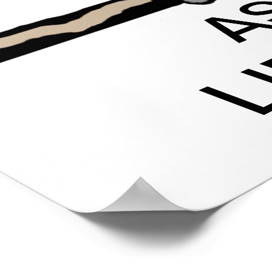 Vraag een journalist poster (Hoek)