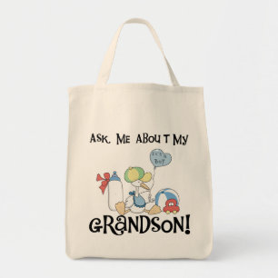 Vraag eens naar mijn kleinzoontoverhemden en cadea tote bag
