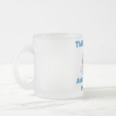 Vraag eens naar mijn tweelingschotel en cadeaus matglas koffiemok (Links)