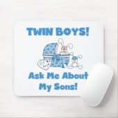 Vraag eens naar mijn tweelingschotel en cadeaus muismat (Met muis)