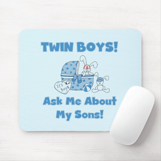 Vraag eens naar mijn tweelingschotel en cadeaus muismat (Met muis)