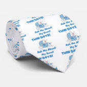 Vraag eens naar mijn tweelingschotel en cadeaus stropdas (Opgerold)