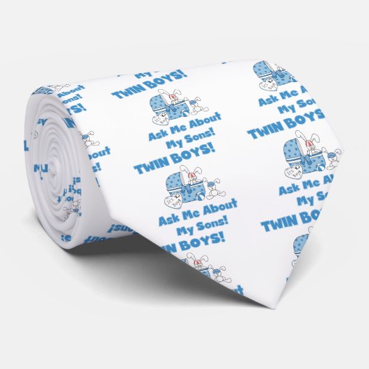 Vraag eens naar mijn tweelingschotel en cadeaus stropdas (Opgerold)