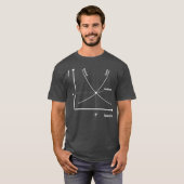 Vraag en aanbod Micro-economie Grafiek Koel T-shirt (Voorkant volledig)