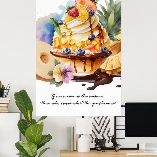 Vraag en antwoord poster (Thuiskantoor)