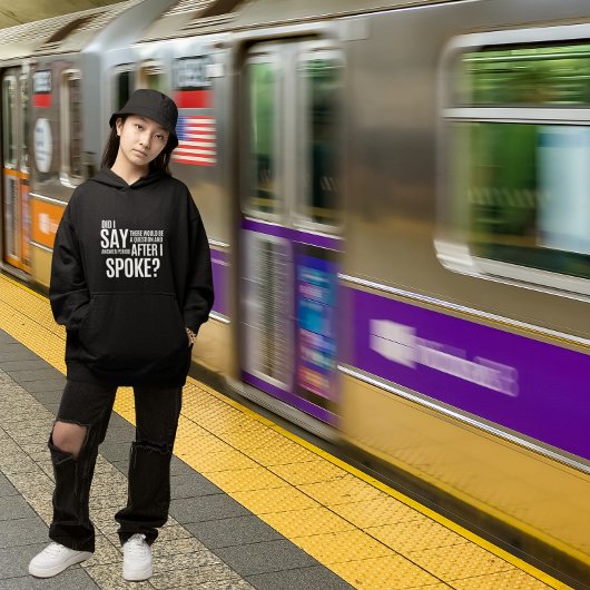 Vraag en antwoordperiode na het woord hoodie