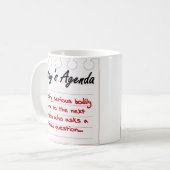 Vraag geen stoute vragen koffiemok (Voorkant links)