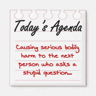 Vraag geen stoute vragen magneet